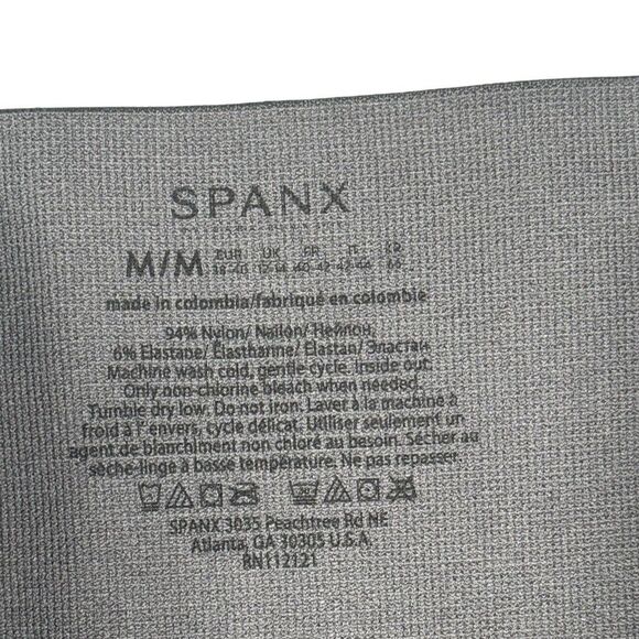 Spanx NWT Leggings Grn Camo Cropped Look at Me Now Seamless Leggings Size Medium - Picture 9 of 11
